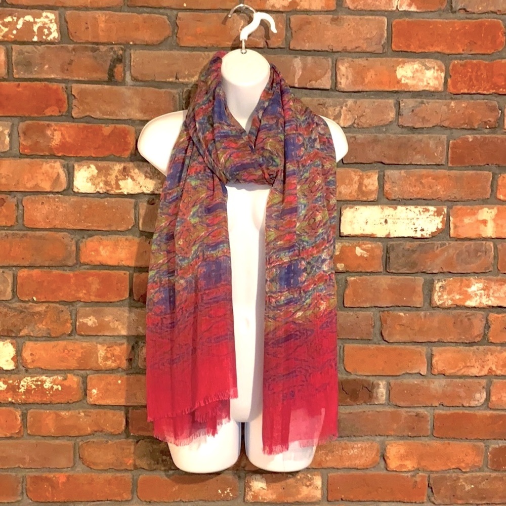 ๐HP๐ Twelfth Street by Cynthia Vincent Watercolor Scarf - Picture 2 of 7